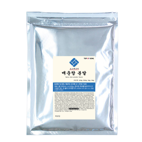 소스매니아 동태탕 알탕 양념 분말 소스, 500g, 1개 - 조림/볶음/무침소스 | 쿠팡