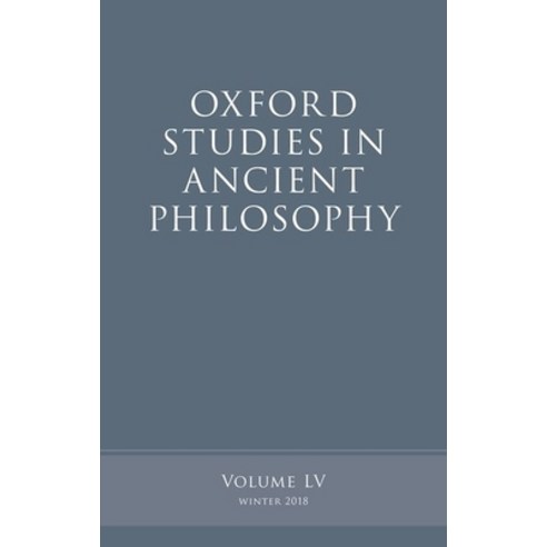 Oxford Studies in Ancient Philosophy Volume 55 Paperback, Oxford University Press, USA