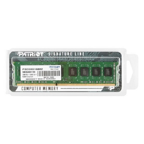 패트리어트 DDR3 8G PC3-12800 CL11 SIGNATURE 1600MHz 파인인포, 1개, 선택하세요