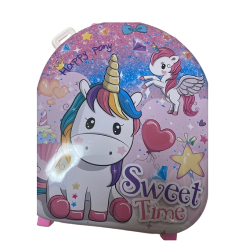 아이의 꿈을 담은 4in1 변신 화장품 장난감 캐리어 세트