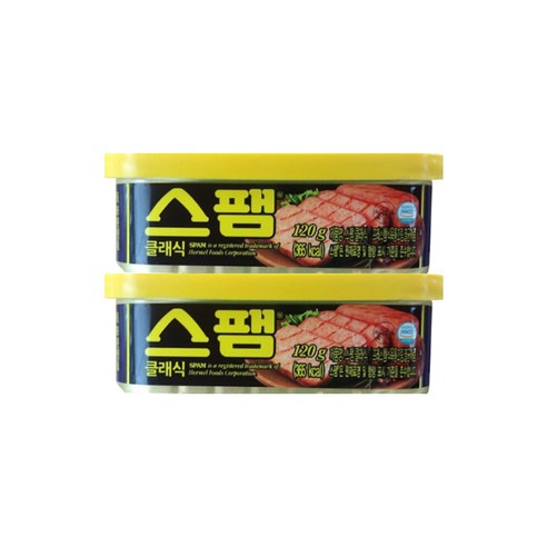 CJ 제일제당 스팸 클래식 120g 통조림 햄, 2개