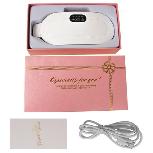 충전식 열 패드 난방 자궁 벨트 여성용 자궁 보호 허리 벨트 진동 마사지