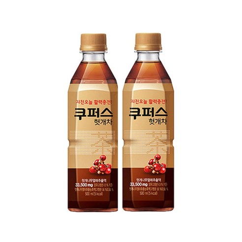 팔도 쿠퍼스 헛개차, 25개, 500ml