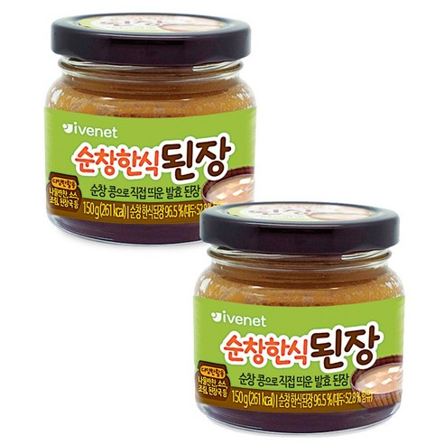 아이배냇 순창 한식 된장, 된장, 150g, 2개