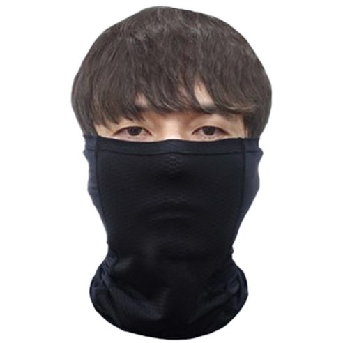 [스포달] 쿨스카프-멀티스카프 쿨마스크 쿨목토시 매쉬 여름용 메쉬 넥워머 쿨토시 멀티토시, 블랙_2개