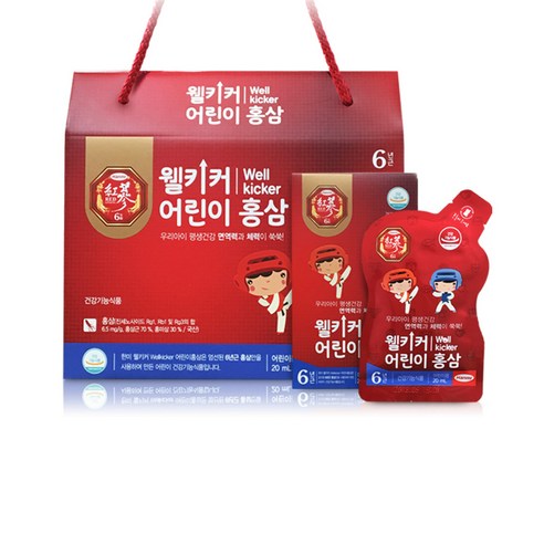 한미 웰키커 어린이 홍삼 키즈 영양제, 600ml, 1개