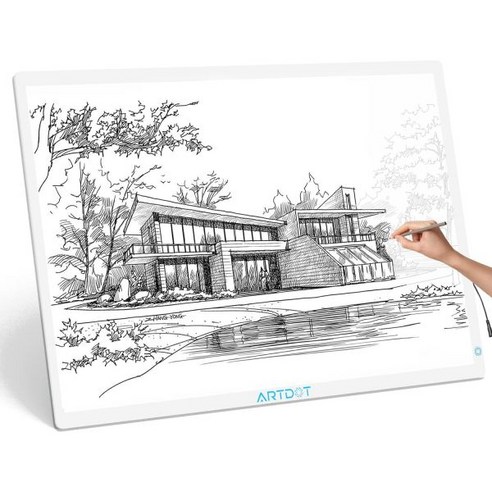 ARTDOT A3 LED Light Pad for Diamond Painting USB Powered Board Kit Adjustable Brightness with Tools, A3 Light Pad