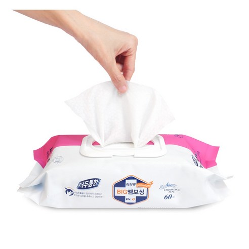 도톰함과 빅엠보싱으로 깨끗함과 안심을 더하다, 닥터큐 프리미엄 물티슈