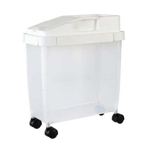 휴대용 스토리지 컨테이너 진공 시일 주방 용 비주얼 디자인 상자, 풀리가있는 흰색, PP 폴리 프로필렌