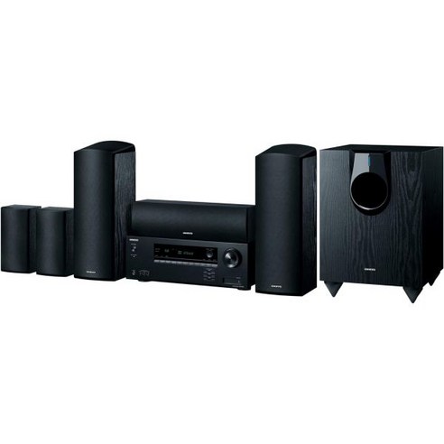 Onkyo 온쿄 HT-S5910 돌비 애트모스 5.1.2채널 홈시어터 패키지 블랙