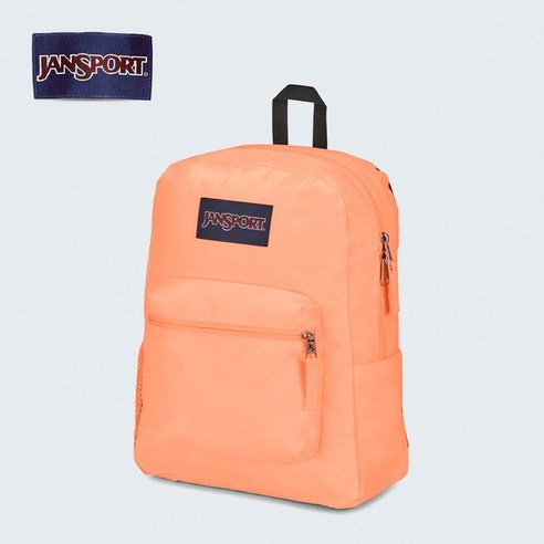 [매장정품] 잔스포츠 JANSPORT 크로스타운 백팩 Peach Neon 504947