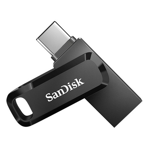 [SanDisk] USB 울트라 듀얼 드라이브 고 (Ultra Dual Drive Go) TYPE-C 3.1 [128GB/블랙] [SDDDC3-128G-G46], 128GB, 1개