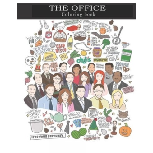 The office coloring book: official the office tv show coloring book Paperback, Independently Published