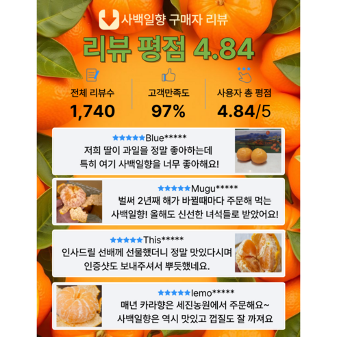 탐스러운 제주 카라향, 온 가족 행복 충전!