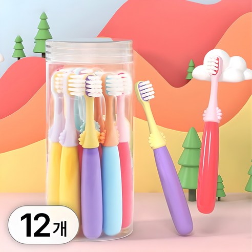 우리 아이 양치, 전쟁 끝! 12개 칫솔 세트로 시작하는 즐거운 습관 만들기 어린이집칫솔