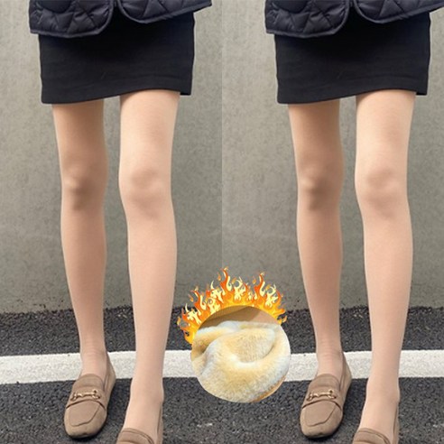 어반스테이지 여성 융털 기모 레깅스 유발 무발