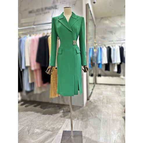 모조에스핀 H라인 정장 원피스 S232MSE020