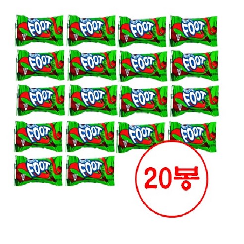 후룻바이더풋 젤리 21g X 20 테이프젤리 코스트코간식, 20개