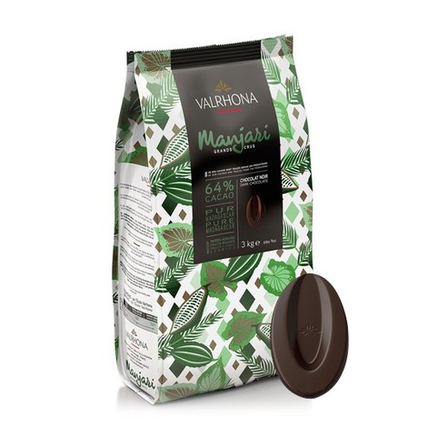 발로나 다크초콜릿 만자리 64% 200g 500g 1kg 3kg 베이킹 valrhona manjari 빼빼로데이, 1개