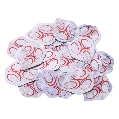 WJSHOP 20Pcs 전문 다트 비행 플라스틱 꼬리 날개 다트 프로텍터, F, 설명