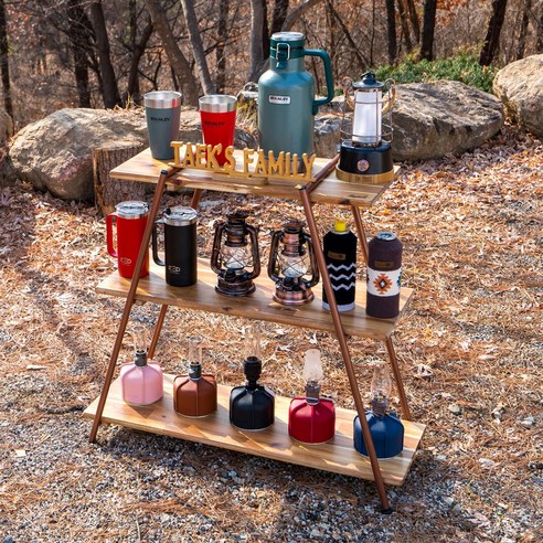 캠핑 필수품: 팩토리장 감성 캠핑선반