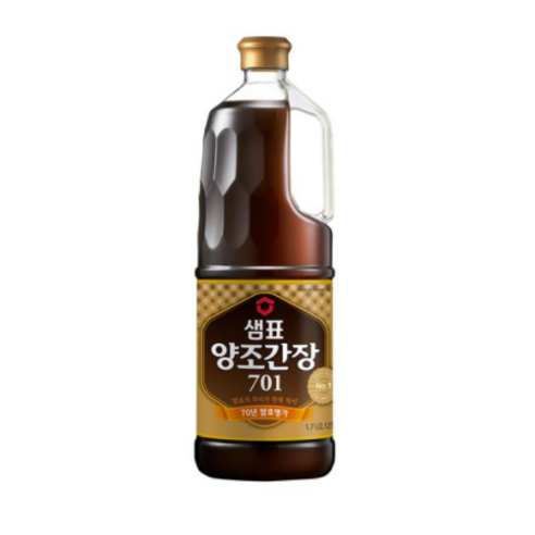 샘표 양조간장 701, 1.7L, 3개