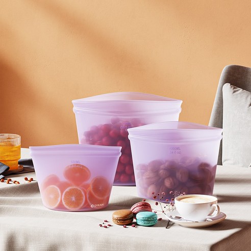 환경을 생각하는 실리콘 지퍼백