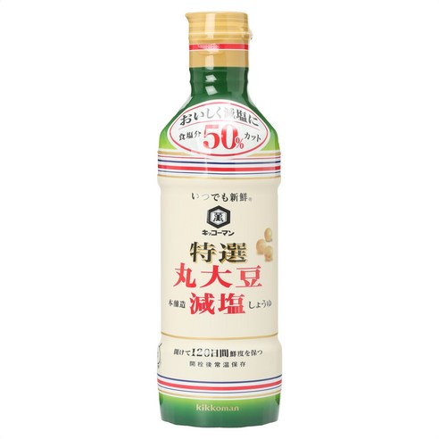 기꼬만 특선 콩 저염 간장, 1개, 450ml