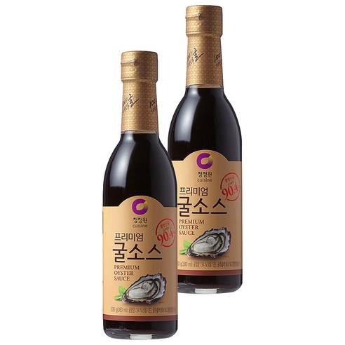 청정원 프리미엄 굴소스, 500g, 2개