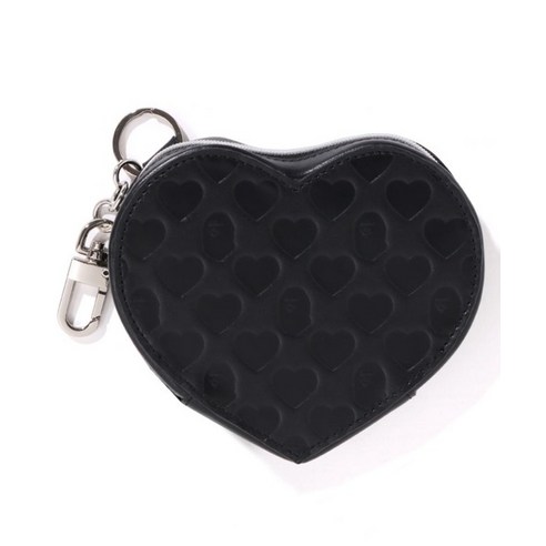 A BATHING APE 베이프 정품 HEART POUCH L 블랙