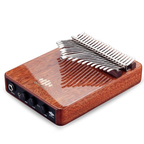 MOOZICA 21キー カリンバ EQXシリーズ (K21-EQX) MOOZICA K21-EQX Kalimba 21-Key Solid Koa Thumb Piano EQ