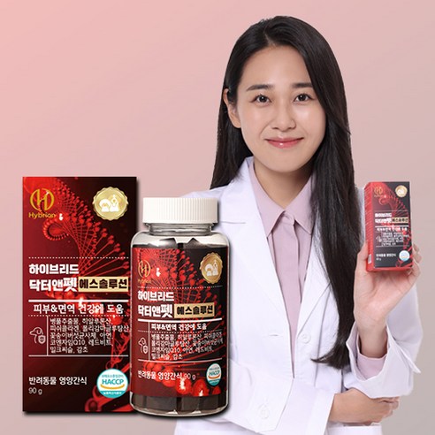피부영양제 수의사 의사 약사 만든 면역 곰팡이성 피부염 강아지간식 닥터앤펫 에스솔루션, 1개 90g
