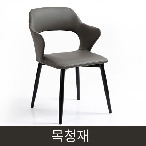 COSYEVNO 솔리드 컴포트 심플 식탁 의자, 우드 그린 애쉬