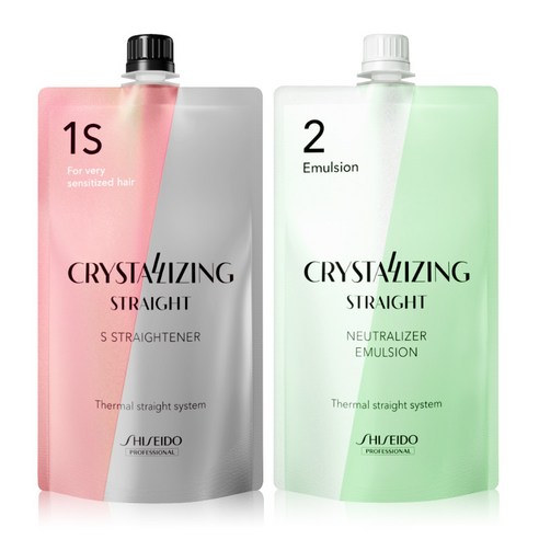 시세이도 크리스탈라이징 스트레이트 크림 매직약 1제+2제 각 400g, S 크림, 1개, 400ml