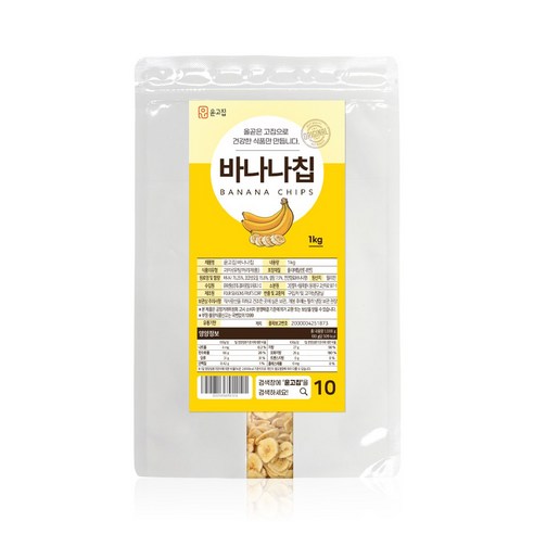 윤고집 바나나칩, 1kg, 1개