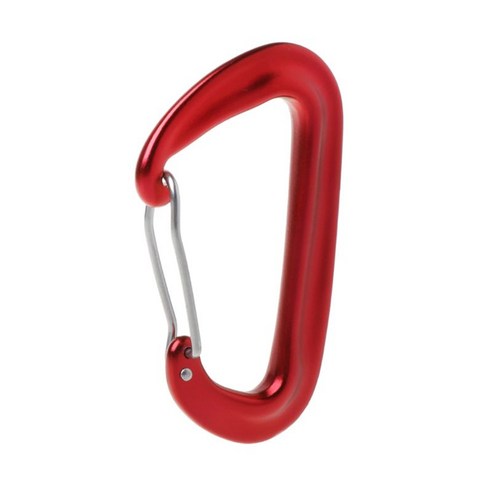 Carabiner Clip 해먹용 카라비너 캠핑 하이킹 키 체인, 빨간색