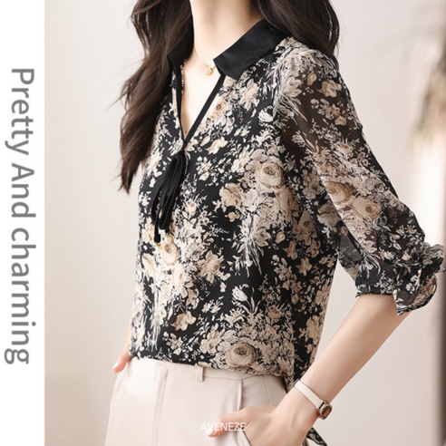 여성을 위한 고급스러운 디자인과 실용성을 겸비한 캐주얼 블라우스