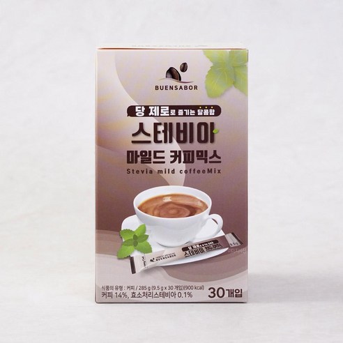 당걱정 NO! 스테비아 마일드 커피믹스 30T x3개 총90T, 3개, 30개입, 9.5g