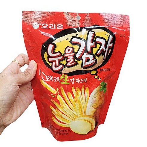 오리온 눈을감자 스낵, 113g, 3개