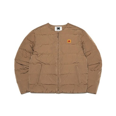코닥 공식브랜드관 [공식]에센셜 넥리스 경량 덕다운 자켓 BROWN