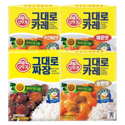 오뚜기 그대로 짜장, 200g, 6개