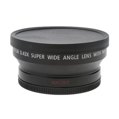 Nikon SLR 카메라용 72mm 0.45x 광각 매크로 변환 렌즈 0.45X, 설명한대로, 검정, 설명한대로