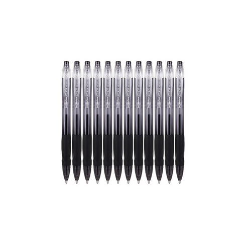 문화연필 에버펜 볼펜 1.0mm, 검정, 24개