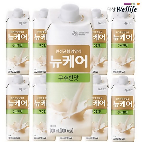 대상 뉴케어 구수한맛 당뇨식 단백질 식사대용 20팩, 200ml
