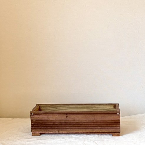 자연을 담은 공간, 직사각 방부목 화분으로 시작하는 나만의 작은 정원 나무화분