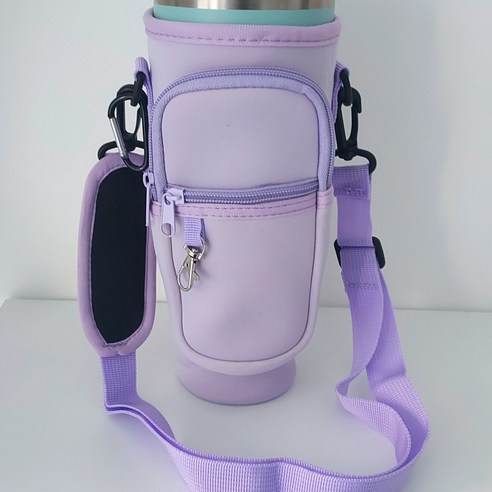 [스탠리 호환 텀블러백] 엔디원 텀블러 보호 파우치 가방, 1개, 퍼플 1180ml
