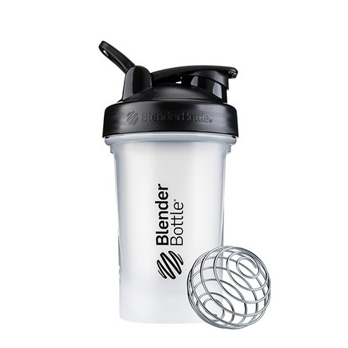 블랜더보틀 클래식 V2, 클리어블랙, 600ml, 1개
