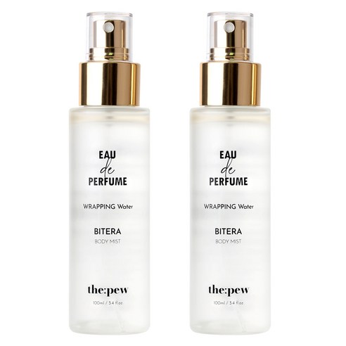 더퓨 오드퍼퓸 랩핑워터 핸드&바디 미스트, 비테라, 2개, 100ml