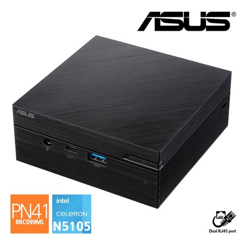 에이수스 ASUS 미니PC PN41-BBC099ML N5105 인텔 베어본PC 데스크탑 듀얼랜, 단품