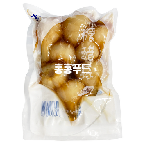 홍홍 중국식품 중국 한식부 통마늘장아찌, 450g